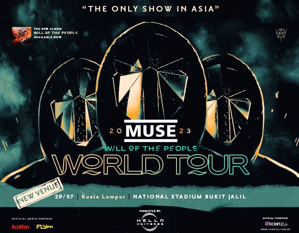 Muse本周六將在吉隆坡舉辦巡演。