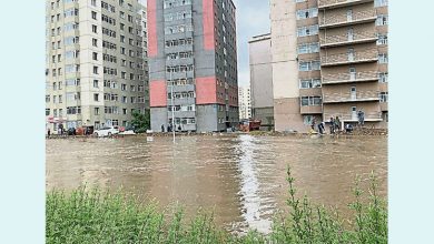 Photo of 烏蘭巴托反常暴雨成澤國