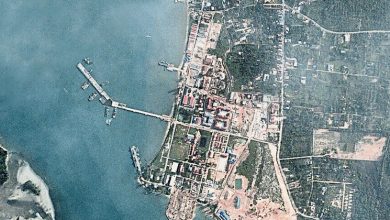 Photo of 柬雲壤中國海軍基地近完工  衛星顯示碼頭可停航艦
