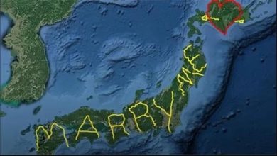 Photo of 日本男用Google地圖求婚   “Marry Me”足跡獲世界紀錄