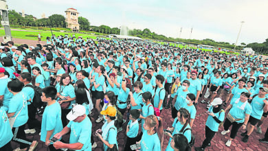 Photo of 柔三地同步和平之跑 8000人響應護地球宣導