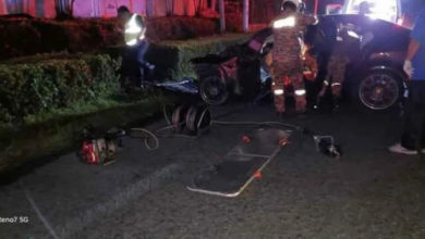 Photo of 撞落溝 車毀水警亡