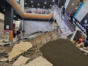 Photo of 蕉賴皇冠城廣場 天花板坍塌無傷亡