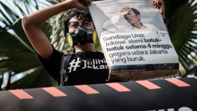 Photo of 雅加達空氣污染嚴重 印尼總統已咳嗽4週