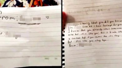 Photo of 【視頻】10歲男生手寫情書告白 網友嘆：他英文比我好