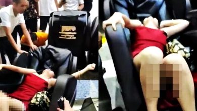 Photo of 【視頻】火車站按摩椅吃頭髮 女子慘叫：救我