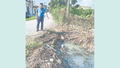 Photo of 巴生河邊路旺宜園  堵塞溝渠獲清理