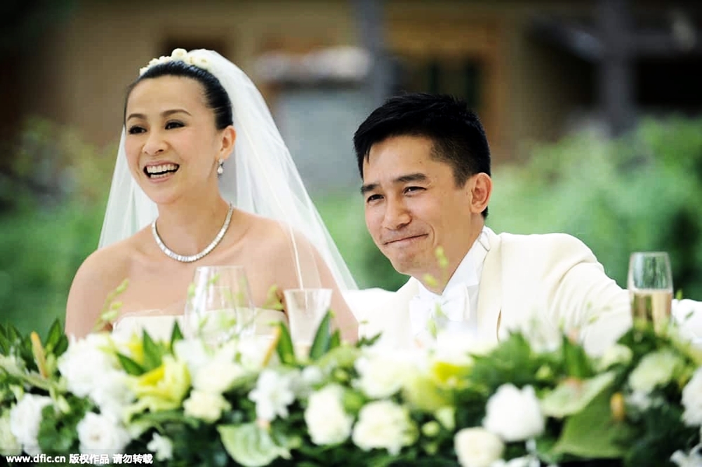 梁朝偉與劉嘉玲結婚15年，為演藝圈中的銀色夫妻