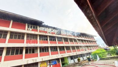 Photo of 峇東埔1學校失火 燒毀5課室