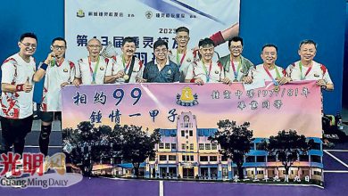 Photo of 【第13屆鍾靈校友羽球賽開幕 】鍾靈校友會24日慶93週年 方崍興盼校友支持