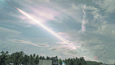 Photo of 美試射洲際導彈 載具重返大氣層過程曝光