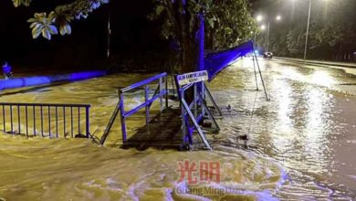 Photo of 玻州亞婁28屋淹水 水位不高 無人撤離