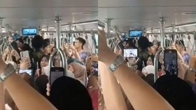 Photo of 民眾踴躍參加隆辦嘉年華會  輕快鐵上高唱愛國歌