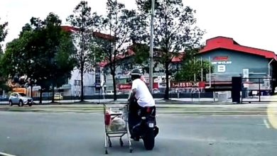 Photo of 【視頻】超市購物推走手推車  騎士被罵翻：和偷沒兩樣