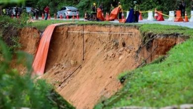 Photo of 報告：峇冬加里露營地土崩 主要因為下雨造成