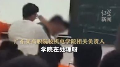 Photo of 上課玩手機被沒收 學生追打老師兩度鎖喉攻擊