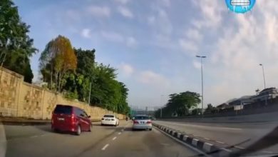 Photo of 【視頻】加速超車失控 轎車直撞對面車道