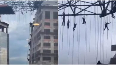 Photo of 巴西雙子星大樓連接工程倒塌  8工人懸掛空中求生