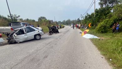 Photo of 車子駛入反向道撞貨卡 食堂女主管彈飛慘死