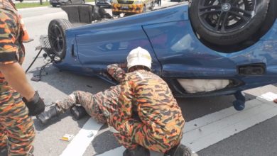 Photo of 寶馬追尾撞四驅車翻覆  釀1死3傷