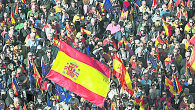 Photo of 西班牙連2日大示威 抗議首相特赦獨派