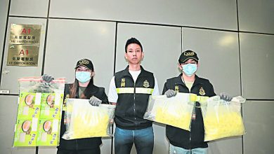 Photo of 46盒榴槤酥藏6.4公斤可卡因  2名吉隆坡抵港女子被捕