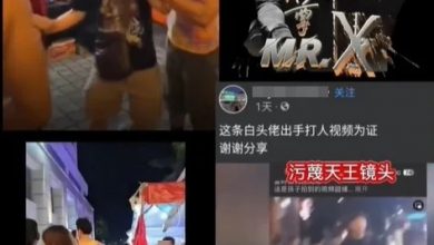 Photo of 王雷父子：白衣男連女人都打 網民展3角度視頻反駁