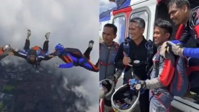 Photo of 【視頻】首次挑戰1萬英尺高空跳傘 刑事總監：這讓我更尊敬部下
