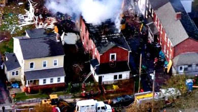 Photo of 紐約煤氣爆炸引大火 住宅樓坍塌15傷