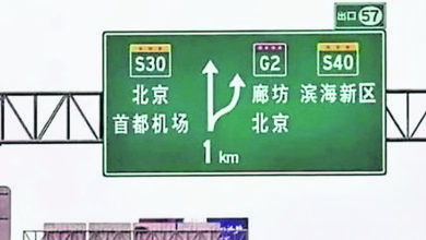 Photo of 北京大道路牌變全中文 官方強調給市民歸屬感