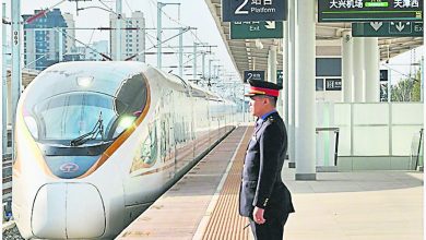 Photo of 新鐵路開通營運 天津41分鐘抵大興機場