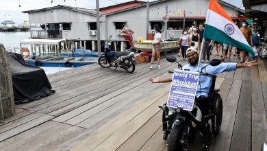 Photo of 來自印度殘疾人士  輪椅之旅從隆北上中國