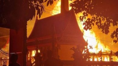 Photo of 泰國清邁古寺深夜大火1傷 損失超過2千萬