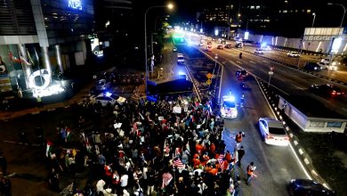 Photo of 【以巴衝突】百人美國大使館和平集會 隆總警長勸取消紮營抗議