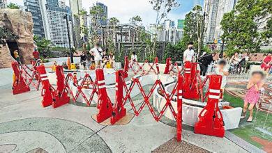 Photo of TRX廣場設施遭破壞  水上遊樂區暫關維護