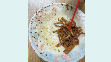 Photo of 食客以為是鍋屑或香料 麵食黑點是蟲殘體