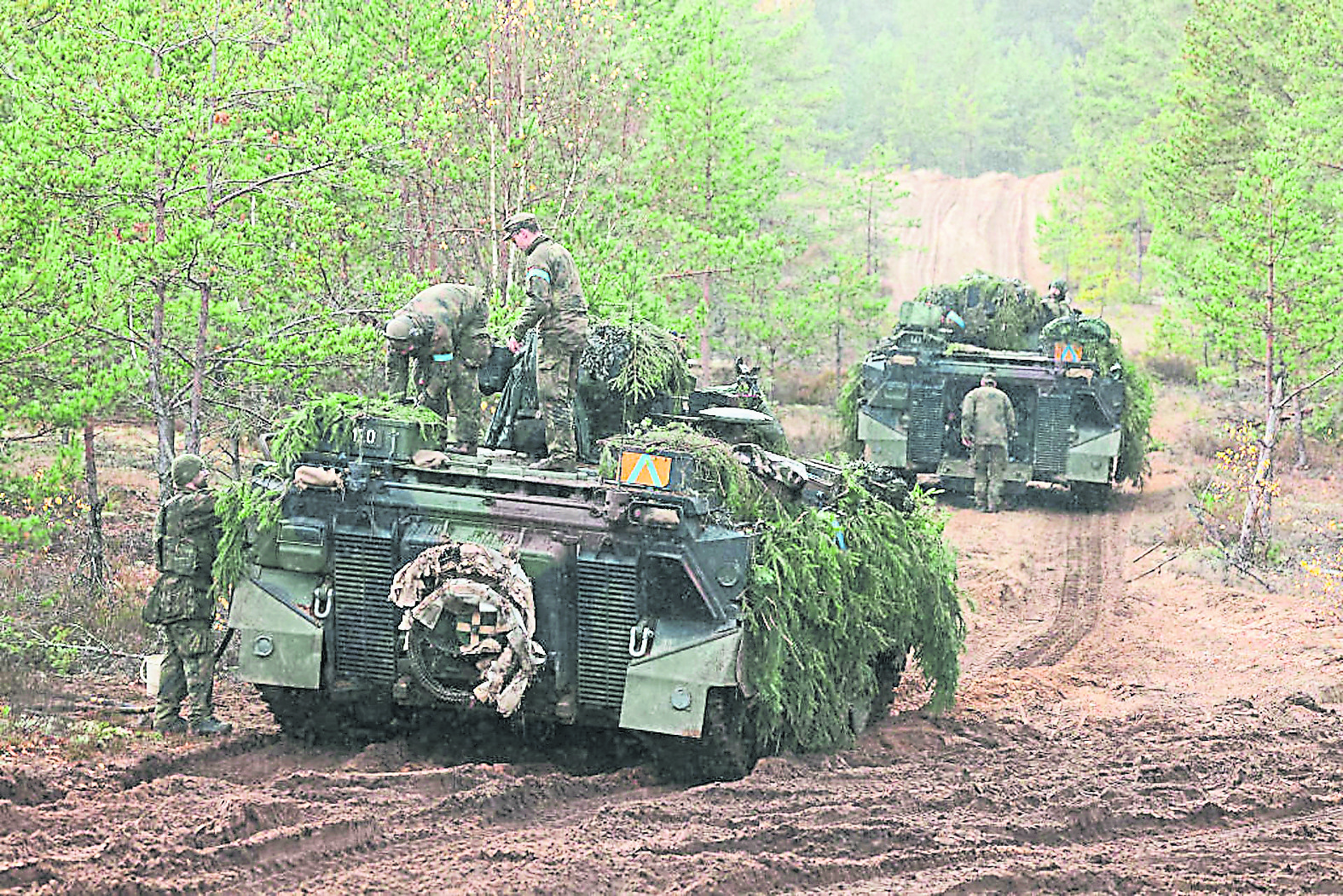 2022年10月26日，德國Marder步兵戰車曾參與在立陶宛舉行的北約軍演。