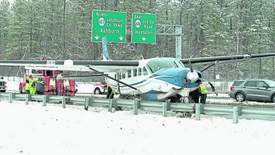 Photo of 美小型飛機緊急迫降公路 7人奇蹟生還沒受傷