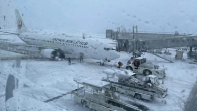 Photo of 北海道大雪 新千歲機場逾百航班受影響