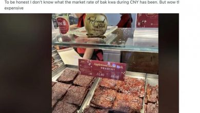 Photo of 新加坡肉乾價最貴1kg賣RM381 網民：貴到像吃黃金