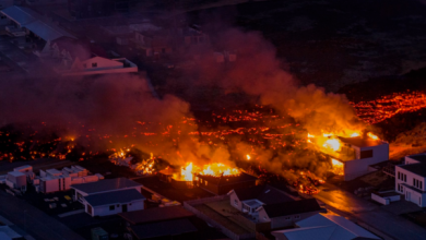 Photo of 【視頻】冰島火山爆發 漁村遭熔岩吞沒