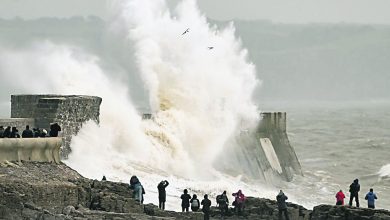 Photo of 風暴吹襲英國愛爾蘭 逾百趟航班受影響