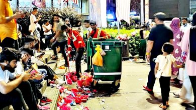 Photo of 跨年活動滿街垃圾 128人清理3.06噸垃圾