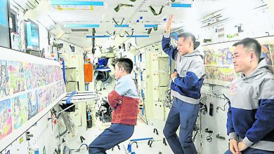 Photo of 中國太空站舉辦天宮畫展