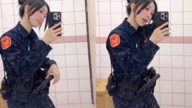 Photo of 台女警網絡爆紅 網民：拜託銬住我