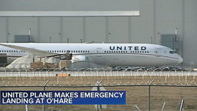 Photo of 受炸彈威脅 美聯航客機迫降芝加哥