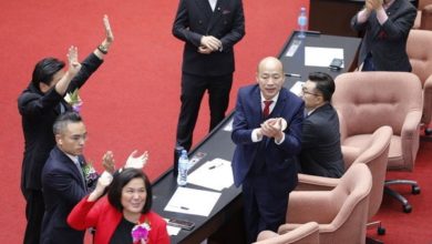 Photo of 民眾黨第二輪全棄權 韓國瑜54票贏立法院長
