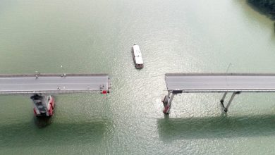 Photo of 廣州南沙貨船撞斷大橋增至5死  當局：船員操作不當所致