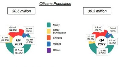 Photo of 統計局：2023年第四季 總人口3050萬人 華裔占690萬人