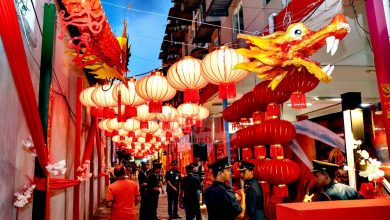 Photo of 百年消拯局年味濃 168呎長龍型燈飾迎新春